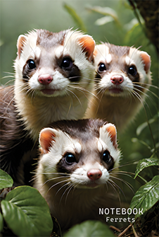 Ferrets Notebook cover