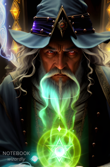 Wizardly Notebook photo cover